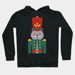 British Short Hair Nutcracker Cat Hoodie